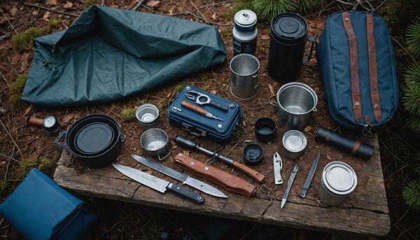 Accessoires indispensables survie bivouac nature