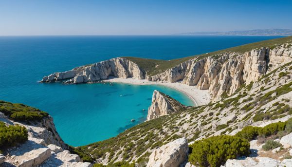 Randonnee pedestre falaises leucate panorama