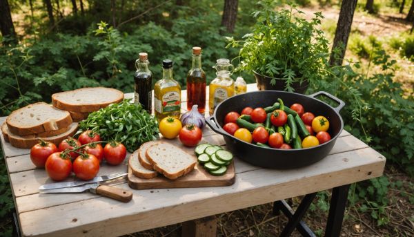 Recettes campeur rapides ingredients frais