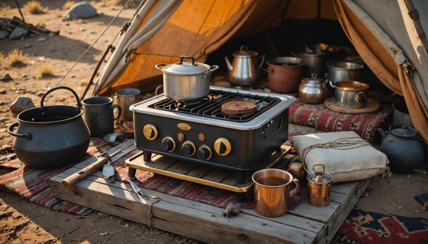 Rechaud gaz portable cuisine nomade